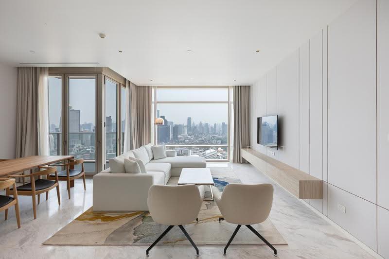 Four Seasons Private Residences, bangkok, 300 Charoen Krung Road, Yan Nawa, Sathon, Bangkok, 3 Bedrooms, 212 sqm, Condo For Rent, by Asher Property, 500584313 - DDproperty.com