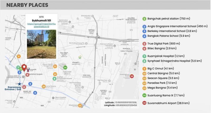 ที่ดินสุขุมวิท 101 ติด รถไฟฟ้าสถานีปุณณวิถี, bangkok, Bang Chak, Phra Khanong, Bangkok, , 3,940 sqm, Land For Sale, by HOME Real Estate Service, 500584677 - DDproperty.com