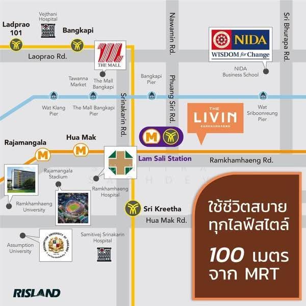 The LIVIN Ramkhamhaeng, bangkok, Ramkhamhaeng Road, Hua Mak, Bang Kapi, Bangkok, Studio, 23 sqm, Condo For Rent, by Sunitra Sachdev, 500585110 - DDproperty.com