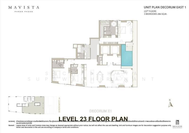 Mavista Phrom Phong, bangkok, Khlong Tan Nua, Watthana, Bangkok, 3 Bedrooms, 286 sqm, Condo For Sale, by Suchatchaya Supawachiranant, 500585402 - DDproperty.com