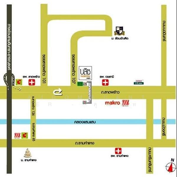 Bliz Condominium Ladprao 107 : บลิซ คอนโดมิเนียม ลาดพร้าว 107, กรุงเทพ, 8 Soi Lat Phrao 107 Lat Phrao Rd, คลองจั่น, บางกะปิ, กรุงเทพ, 29 ตร.ม., คอนโด ขาย, โดย AJHOMECENTER - คุณนัท, 500585515 - DDproperty.com