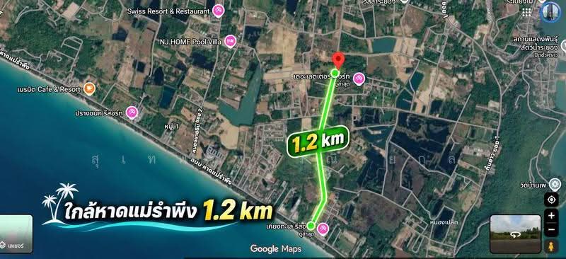Land for Sale on a 4-Lane Road, 67 m Frontage, Only 1.2 km from Mae Ramphueng Beach, 1-0-57 Rai, Phe, rayong, Phe, Muang Rayong, Rayong, , 1,828 sqm, Land For Sale, by สุเทพ พสุวณิชย์กุล, 500586809 - DDproperty.com