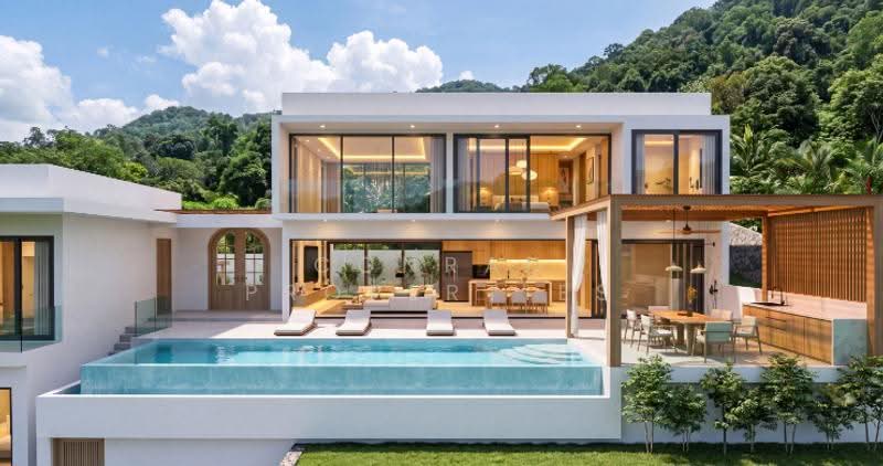 Luxury 4+1 Bed Sunset Sea View Villa in Ban Makham, surat-thani, Ang Thong, Ko Samui, Surat Thani, 4 Bedrooms, 742 sqm, Villa For Sale, by Conrad Properties, 500587456 - DDproperty.com