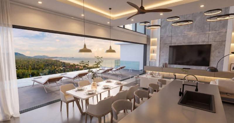 Luxury 4+1 Bed Sunset Sea View Villa in Ban Makham, สุราษฎร์ธานี, อ่างทอง, เกาะสมุย, สุราษฎร์ธานี, 742 ตร.ม., วิลล่า ขาย, โดย Conrad Properties, 500587456 - DDproperty.com