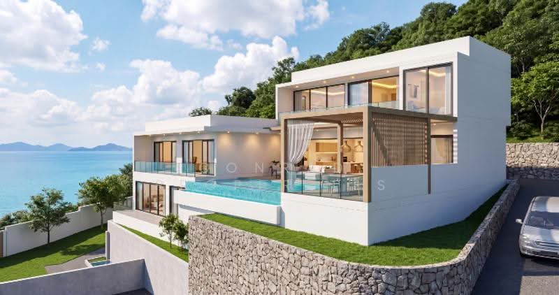 Luxury 4+1 Bed Sunset Sea View Villa in Ban Makham, surat-thani, Ang Thong, Ko Samui, Surat Thani, 4 Bedrooms, 742 sqm, Villa For Sale, by Conrad Properties, 500587456 - DDproperty.com