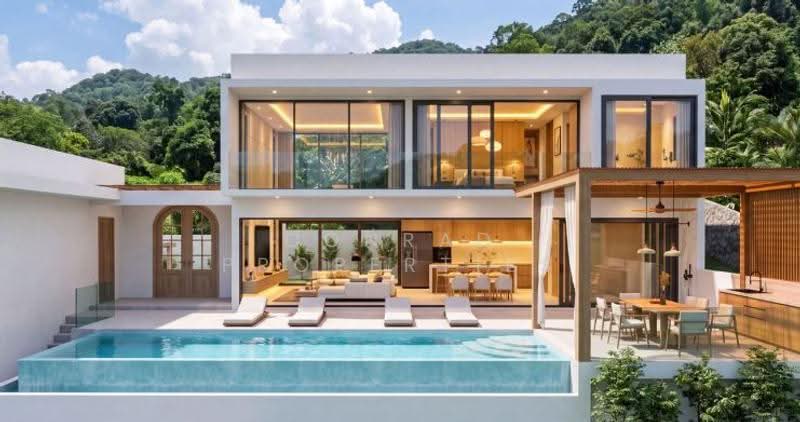 Luxury 4+1 Bed Sunset Sea View Villa in Ban Makham, สุราษฎร์ธานี, อ่างทอง, เกาะสมุย, สุราษฎร์ธานี, 742 ตร.ม., วิลล่า ขาย, โดย Conrad Properties, 500587456 - DDproperty.com