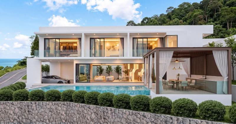 Modern 2 Bed Sea View Luxury Villas in Ban Makham, สุราษฎร์ธานี, อ่างทอง, เกาะสมุย, สุราษฎร์ธานี, 463 ตร.ม., วิลล่า ขาย, โดย Conrad Properties, 500587695 - DDproperty.com
