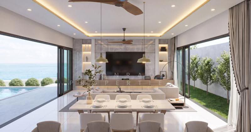 Modern 2 Bed Sea View Luxury Villas in Ban Makham, surat-thani, Ang Thong, Ko Samui, Surat Thani, 2 Bedrooms, 463 sqm, Villa For Sale, by Conrad Properties, 500587695 - DDproperty.com