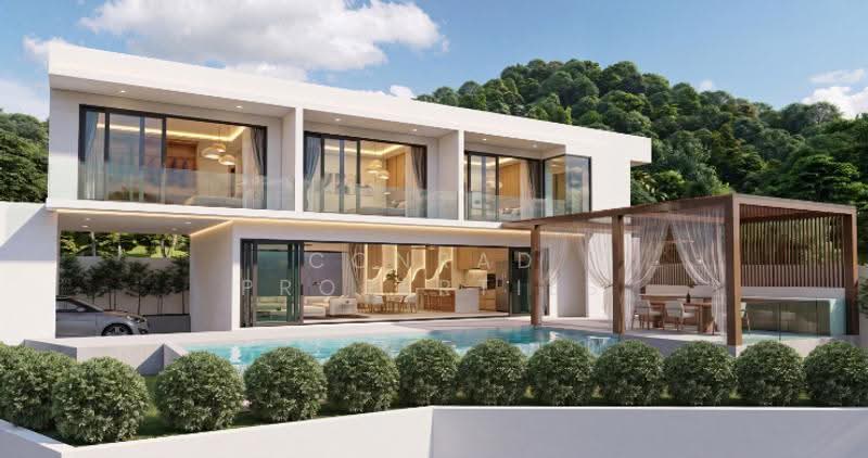 Modern 2 Bed Sea View Luxury Villas in Ban Makham, สุราษฎร์ธานี, อ่างทอง, เกาะสมุย, สุราษฎร์ธานี, 463 ตร.ม., วิลล่า ขาย, โดย Conrad Properties, 500587695 - DDproperty.com