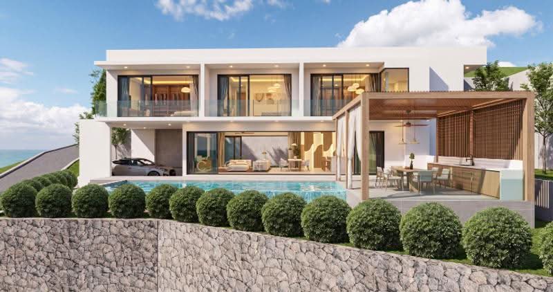 Modern 2 Bed Sea View Luxury Villas in Ban Makham, สุราษฎร์ธานี, อ่างทอง, เกาะสมุย, สุราษฎร์ธานี, 463 ตร.ม., วิลล่า ขาย, โดย Conrad Properties, 500587695 - DDproperty.com