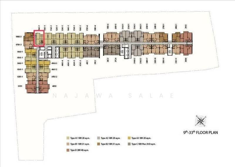 Niche Mono Sukhumvit-Bearing, samut-prakan, Posaya Non Alley, Samrong Nua, Muang Samut Prakarn, Samut Prakan, 1 Bedroom, 29 sqm, Condo For Sale, by Najawa Salae, 500588142 - DDproperty.com
