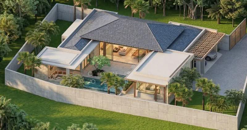 Bali Style 3 Bed Garden Pool Villa for Sale in Maenam, surat-thani, Mae Nam, Ko Samui, Surat Thani, 3 Bedrooms, 1,182 sqm, Villa For Sale, by Conrad Properties, 500588436 - DDproperty.com