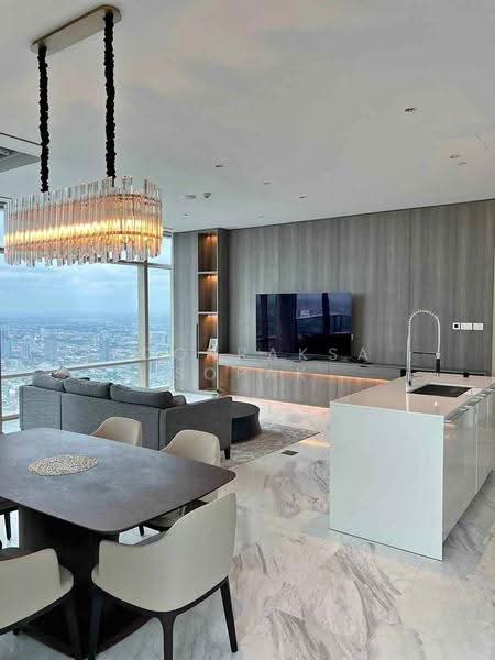Four Seasons Private Residences, bangkok, 300 Charoen Krung Road, Yan Nawa, Sathon, Bangkok, 2 Bedrooms, 132 sqm, Condo For Rent, by Boonraksa Sopak, 500589427 - DDproperty.com