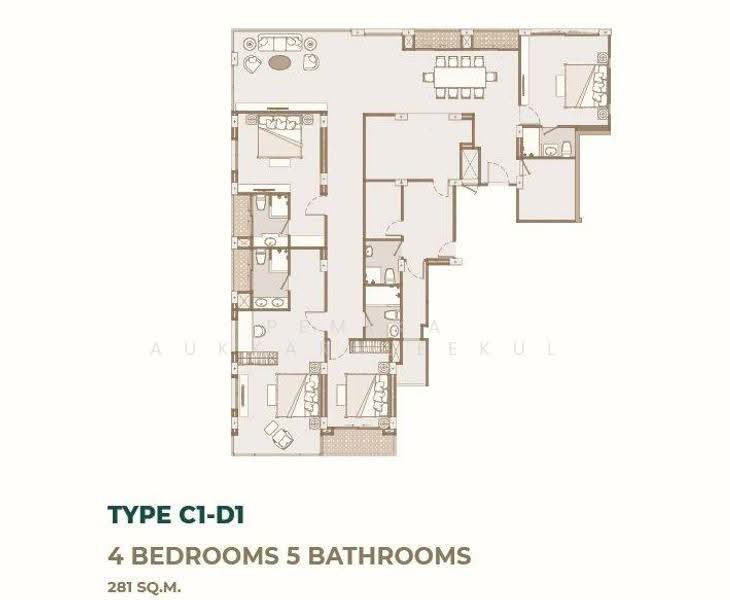 The Private Residence Rajdamri, bangkok, Soi Sarasin 2, Sarasin Road, Lumphini, Pathum Wan, Bangkok, 4 Bedrooms, 282 sqm, Condo For Sale, by Pemika Aukkaraleekul, 500590776 - DDproperty.com