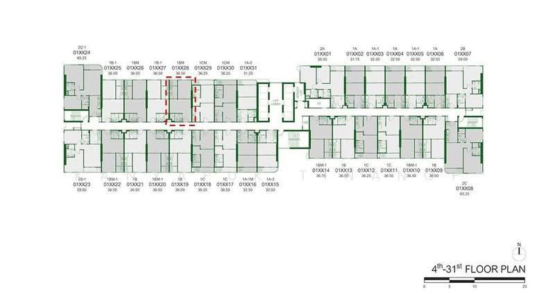 The Line Vibe : เดอะ ไลน์ ไวบ์, กรุงเทพ, 414, จอมพล, จตุจักร, กรุงเทพ, 37 ตร.ม., คอนโด ให้เช่า, โดย Kanyapuk Tinanop, 500591292 - DDproperty.com