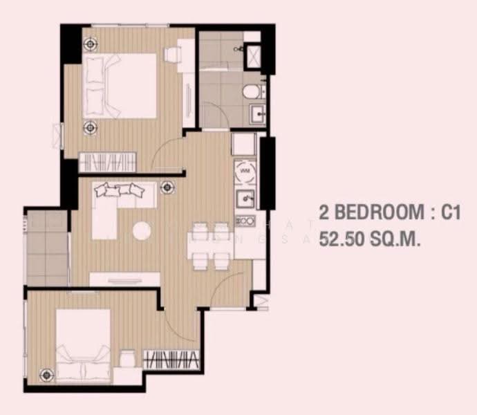 IDEO Chula-Samyan, bangkok, Si Phraya Road, Maha Phrutharam, Bang Rak, Bangkok, 2 Bedrooms, 53 sqm, Condo For Sale, by Poomphat Tienthongsakul, 500591523 - DDproperty.com