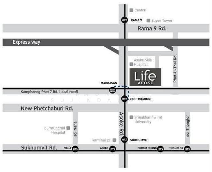 Life Asoke : ไลฟ์ อโศก, กรุงเทพ, ถนนอโศก-ดินแดง แขวงบางกะปิ เขตห้วยขวาง กทม, บางกะปิ, ห้วยขวาง, กรุงเทพ, 30 ตร.ม., คอนโด ให้เช่า, โดย Pimonnat Sujindawong, 500592510 - DDproperty.com