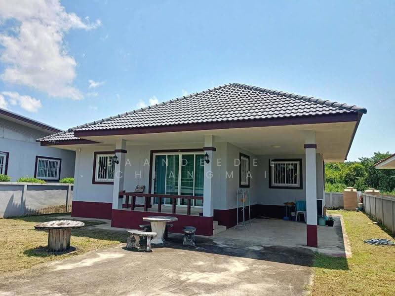 A house for rent near Maejo University, Chiang Mai Rental Price: 13,000 THB / month No.11H685, chiang-mai, Pa Phai, San Sai, Chiang Mai, 3 Bedrooms, 110 sqm, Single Detached House For Rent, by Baandeedee Chiangmai, 500592856 - DDproperty.com