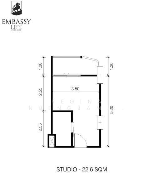 Embassy Life, chon-buri, Nong Pru, Bang Lamung (Pattaya), Chon Buri (Pattaya), Studio, 23 sqm, Condo For Sale, by Regina Nuengjamnong, 500592917 - DDproperty.com