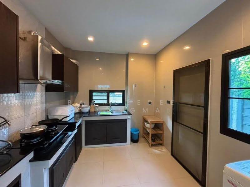 A house for rent near Meechok Plaza, Chiang Mai Rental Price: 35,000 THB / month Property No.5H596, chiang-mai, Nong Chom, San Sai, Chiang Mai, 3 Bedrooms, 150 sqm, Single Detached House For Rent, by Baandeedee Chiangmai, 500593117 - DDproperty.com
