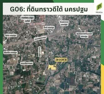 ขาย - ขายที่ดิน ทำเลดี ติดถนนทราวดีใต้ จ.นครปฐม, นครปฐม
