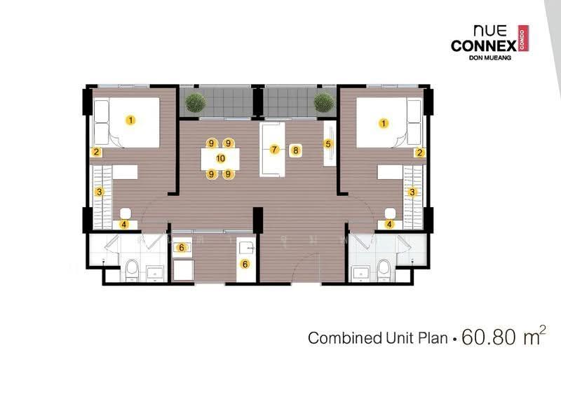 Nue Connex Condo Don Mueang : นิว คอนเน็กซ์ คอนโด ดอนเมือง, กรุงเทพ, Vibhavadi Rangsit Road, สนามบิน, ดอนเมือง, กรุงเทพ, 61 ตร.ม., คอนโด ให้เช่า, โดย ดนิตา จุมพลา, 500594336 - DDproperty.com