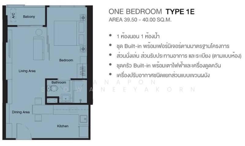 Blocs 77, bangkok, 291 On Nut Rd, Phra Kanong Nua, Watthana, Bangkok, 1 Bedroom, 40 sqm, Condo For Rent, by Tanapon Saowaneeyakorn, 500595122 - DDproperty.com