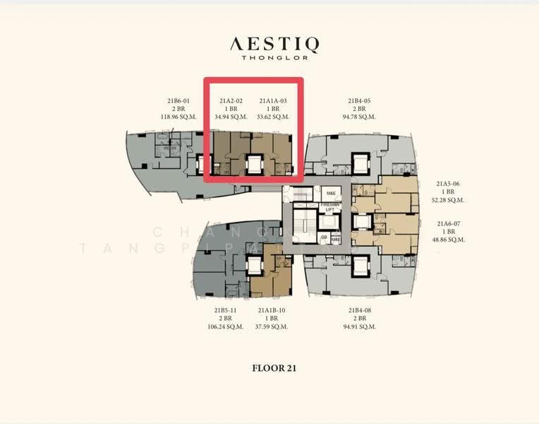 AESTIQ Thonglor, bangkok, 916 Soi Sukhumvit 55, Khlong Tan Nua, Watthana, Bangkok, 2 Bedrooms, 69 sqm, Condo For Sale, by Chanoknan Tangpipattanapong, 500595574 - DDproperty.com