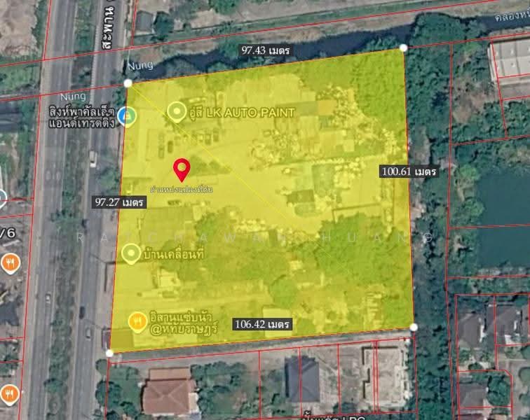 For Short-Long Term Lease Filled and leveled vacant land, 6 rai 31 sq. wah, with frontage on Hat, bangkok, หทัยราษฏร์, Bang Chun, Khlong Sam Wa, Bangkok, , 9,724 sqm, Land For Rent, by Ratchawan Huang, 500595840 - DDproperty.com