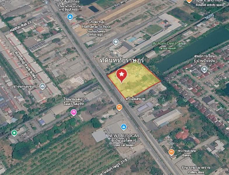 For Short-Long Term Lease Filled and leveled vacant land, 6 rai 31 sq. wah, with frontage on Hat, bangkok, หทัยราษฏร์, Bang Chun, Khlong Sam Wa, Bangkok, , 9,724 sqm, Land For Rent, by Ratchawan Huang, 500595840 - DDproperty.com