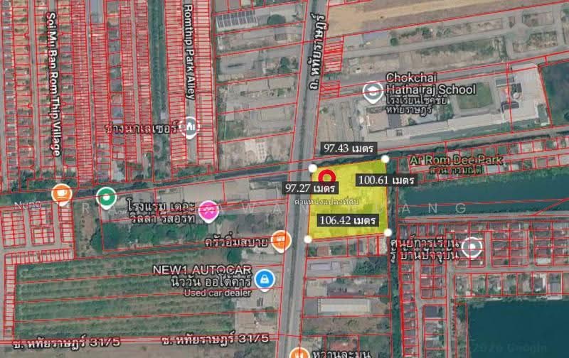 For Short-Long Term Lease Filled and leveled vacant land, 6 rai 31 sq. wah, with frontage on Hat, bangkok, หทัยราษฏร์, Bang Chun, Khlong Sam Wa, Bangkok, , 9,724 sqm, Land For Rent, by Ratchawan Huang, 500595840 - DDproperty.com