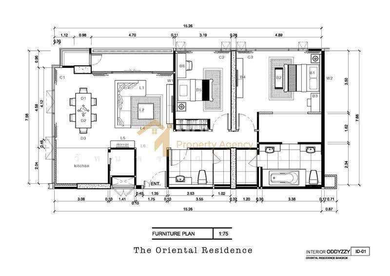 Oriental Residence : โอเรียนเต็ล เรสซิเดนซ์, กรุงเทพ, 110 ถนนวิทยุ, ลุมพินี, ปทุมวัน, กรุงเทพ, 114 ตร.ม., คอนโด ขาย, โดย วัทนพร กองแก้ว, 500596847 - DDproperty.com