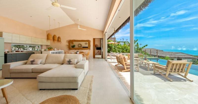 Boho Style 3 Bed Luxury Sea-view Villa in Bangpor, สุราษฎร์ธานี, แม่น้ำ, เกาะสมุย, สุราษฎร์ธานี, 300 ตร.ม., วิลล่า ขาย, โดย Conrad Properties, 500598414 - DDproperty.com