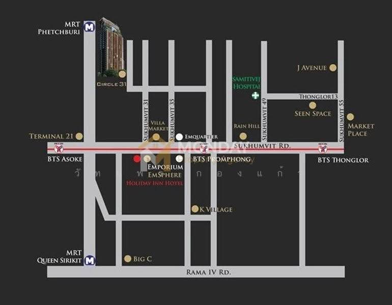 Circle Sukhumvit 31 : เซอร์เคิล สุขุมวิท 31, กรุงเทพ, ซอยสุขุมวิท 31, คลองตันเหนือ, วัฒนา, กรุงเทพ, 70 ตร.ม., คอนโด ขาย, โดย วัทนพร กองแก้ว, 500598464 - DDproperty.com