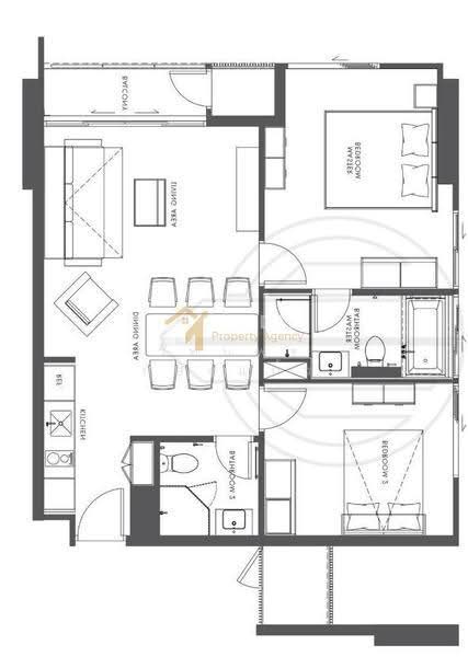 Circle Sukhumvit 31, bangkok, Soi Sukhumvit 31, Khlong Tan Nua, Watthana, Bangkok, 2 Bedrooms, 70 sqm, Condo For Sale, by วัทนพร กองแก้ว, 500598464 - DDproperty.com