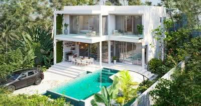ขาย - Sleek 4 Bedroom Luxury Pool Villas in Plai Laem, สุราษฎร์ธานี