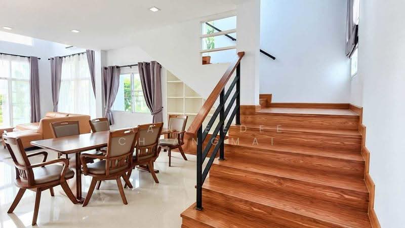 A house for rent near Payap University, Chiang Mai Rental Price: 28,000 THB / month No.7H365, Chiang Mai, Tha Sa La, Muang Chiang Mai, Chiang Mai, 4 Bedrooms, 216 sqm, Single Detached House For Rent, by Baandeedee Chiangmai, 500598945 - DDproperty.com