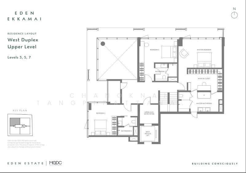 Eden Ekkamai, bangkok, Khlong Tan Nua, Watthana, Bangkok, 3 Bedrooms, 343 sqm, Condo For Sale, by Chanoknan Tangpipattanapong, 500599007 - DDproperty.com
