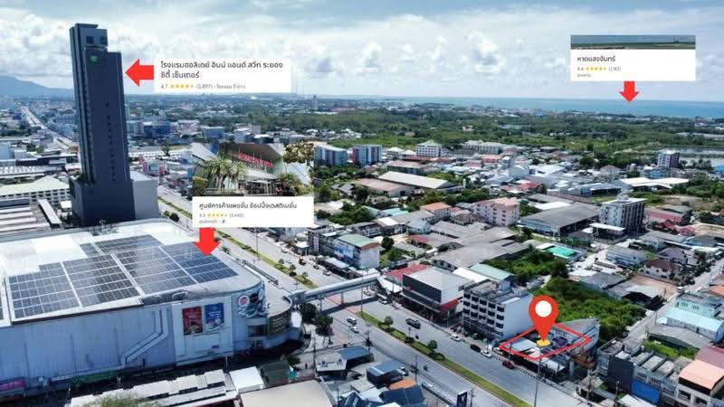 ขายที่ดินเปล่าผังสีแดง พ.7 ติดถนนสุขุมวิท ใจกลางเมืองระยอง, Rayong, Noen Phra, Muang Rayong, Rayong, , 540 sqm, Land For Sale, by คุณโบ้, 500599177 - DDproperty.com