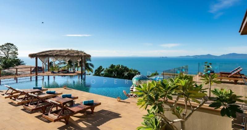 Tropical Luxury 5 Bed Sea View Villa in Bangpor Hills, สุราษฎร์ธานี, แม่น้ำ, เกาะสมุย, สุราษฎร์ธานี, 360 ตร.ม., วิลล่า ขาย, โดย Conrad Properties, 500599757 - DDproperty.com