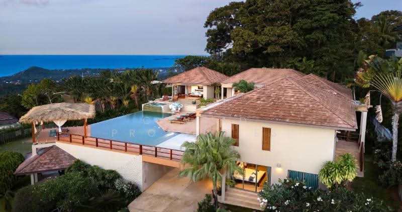 Tropical Luxury 5 Bed Sea View Villa in Bangpor Hills, Surat Thani, Mae Nam, Ko Samui, Surat Thani, 5 Bedrooms, 360 sqm, Villa For Sale, by Conrad Properties, 500599757 - DDproperty.com