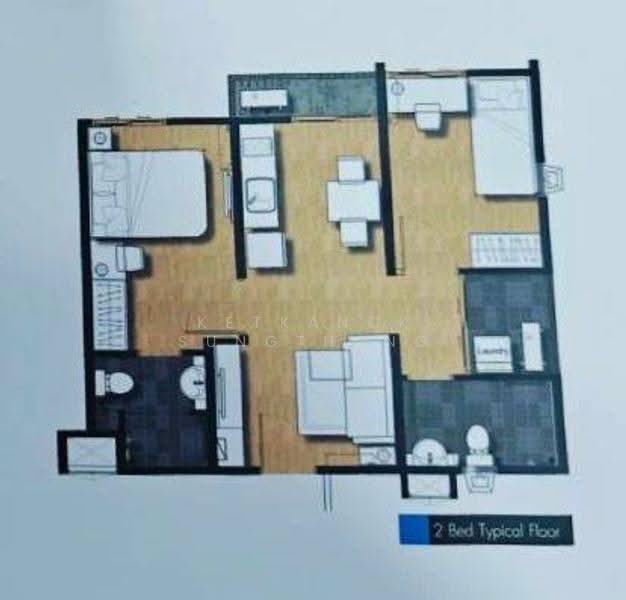 iCondo Sukhapiban 2, bangkok, 227 Seri Thai Road, Khlong Kum, Bueng Kum, Bangkok, 2 Bedrooms, 48 sqm, Condo For Sale, by Ketkanok Sungthong, 500600587 - DDproperty.com