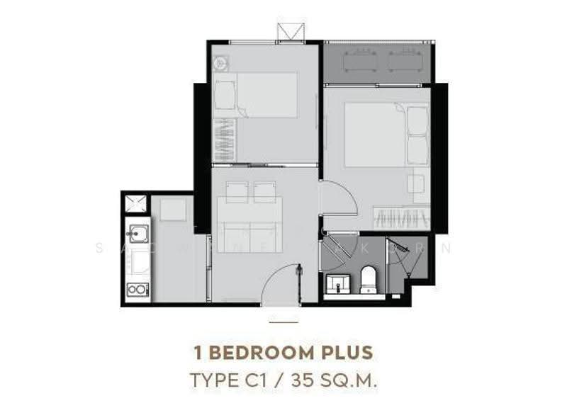 Life Asoke-Rama 9, Bangkok, 626 Asoke-Dindaeng Road, Makkasan, Ratchathewi, Bangkok, 1 Bedroom, 35 sqm, Condo For Rent, by Tanapon Saowaneeyakorn, 500600600 - DDproperty.com