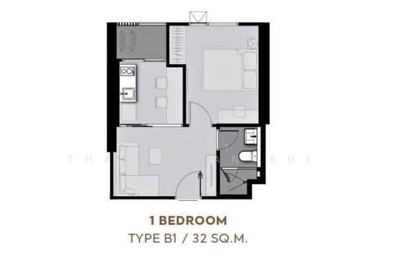Life Asoke-Rama 9, bangkok, 626 Asoke-Dindaeng Road, Makkasan, Ratchathewi, Bangkok, 1 Bedroom, 32 sqm, Condo For Rent, by Napat Thamakulangkul, 500600778 - DDproperty.com