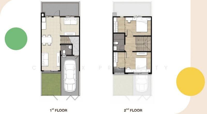 Unio Town Srinakarin-Bangna, Samut Prakan, Soi Phatthana Chumchon 17, Bang Kaeo, Bang Plee, Samut Prakan, 2 Bedrooms, 103 sqm, Townhouse For Sale, by Connex Property, 500601176 - DDproperty.com