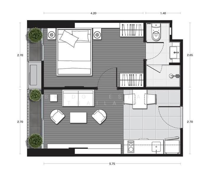 Noble Around Ari, Bangkok, 312 Phahon Yothin Rd, Samsen Nai, Phaya Thai, Bangkok, 1 Bedroom, 35 sqm, Condo For Rent, by Bridge Estate Thailand, 500602508 - DDproperty.com