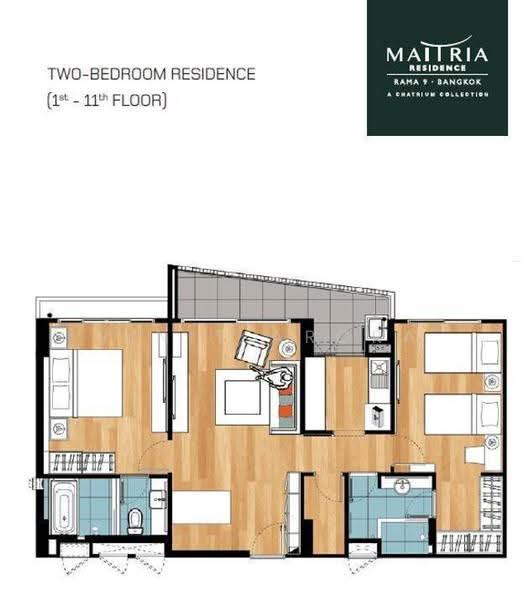 Maitria Residence Rama 9, Bangkok, 908/1, 908/2 Rimklong Samsen Road, Bang Kapi, Huai Khwang, Bangkok, 2 Bedrooms, 100 sqm, Apartment For Rent, by Vinit Arora, 500603085 - DDproperty.com