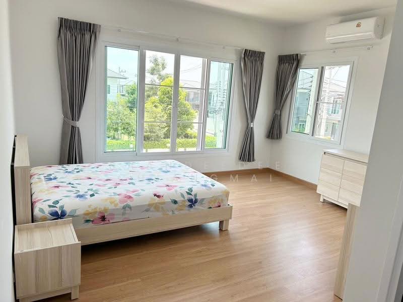 A house for rent near Meritton British International School,Rental Price: 48,000THB/month No.14H792, Chiang Mai, Nong Kwai, Hang Dong, Chiang Mai, 4 Bedrooms, 150 sqm, Single Detached House For Rent, by Baandeedee Chiangmai, 500605356 - DDproperty.com