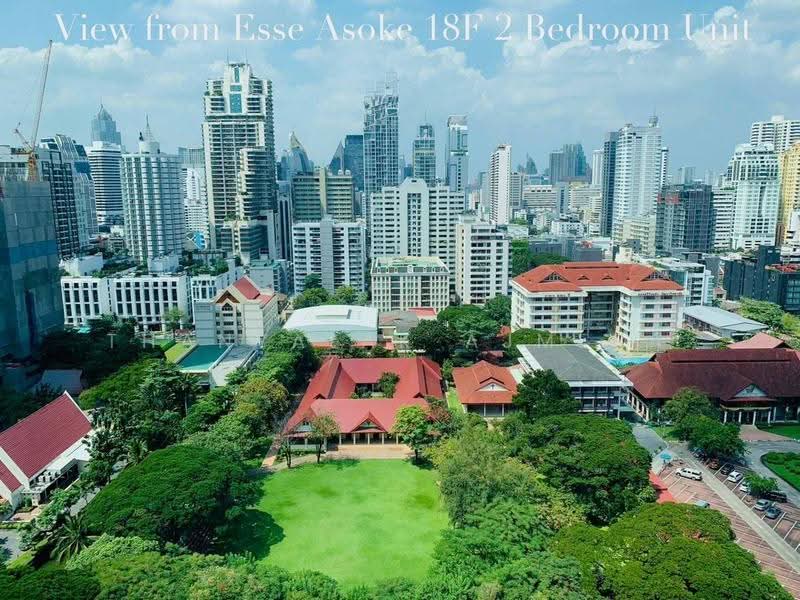 The Esse Asoke, Bangkok, 333 Soi Sukhumvit 21, Sukhumvit Road, Khlongtoei Nua, Watthana, Bangkok, 2 Bedrooms, 76 sqm, Condo For Rent, by Thanyalak Ajmera, 500606283 - DDproperty.com