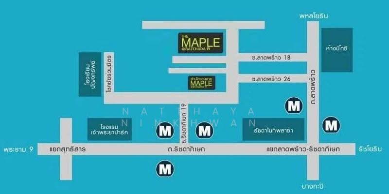 The Maple Ratchada-Ladprao, bangkok, 103 Soi Ladprao 26, Jom Phon, Chatuchak, Bangkok, 2 Bedrooms, 42 sqm, Condo For Sale, by Natthaya Ninkhwan, 500606286 - DDproperty.com